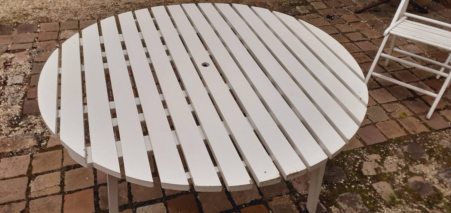 Vintage 60s wooden garden furniture