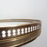 White marble tripod stand