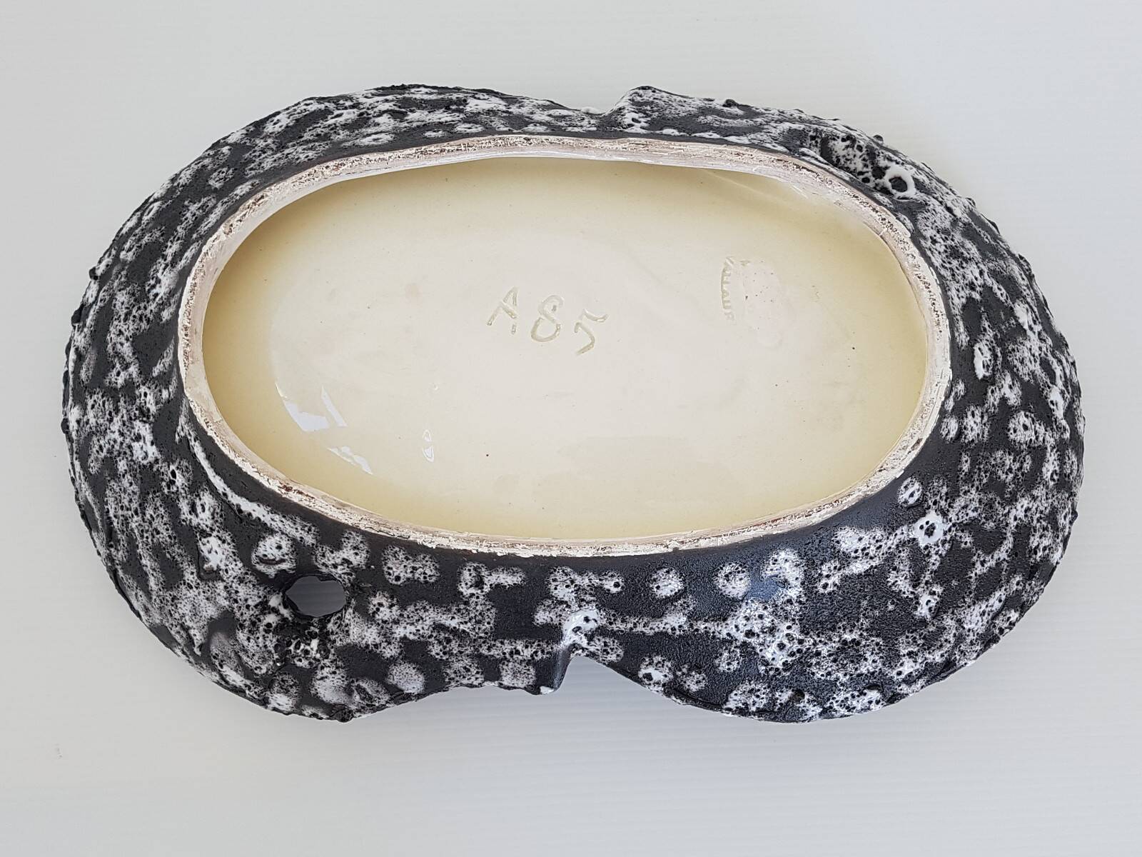 Vallauris: superb 1950s fruit bowl in vintage ceramic