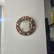 Mithé Espelt - glazed ceramic mirror. Floral decoration, 1960s.