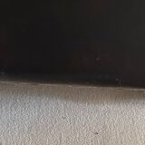 Pair of brown leather club armchairs