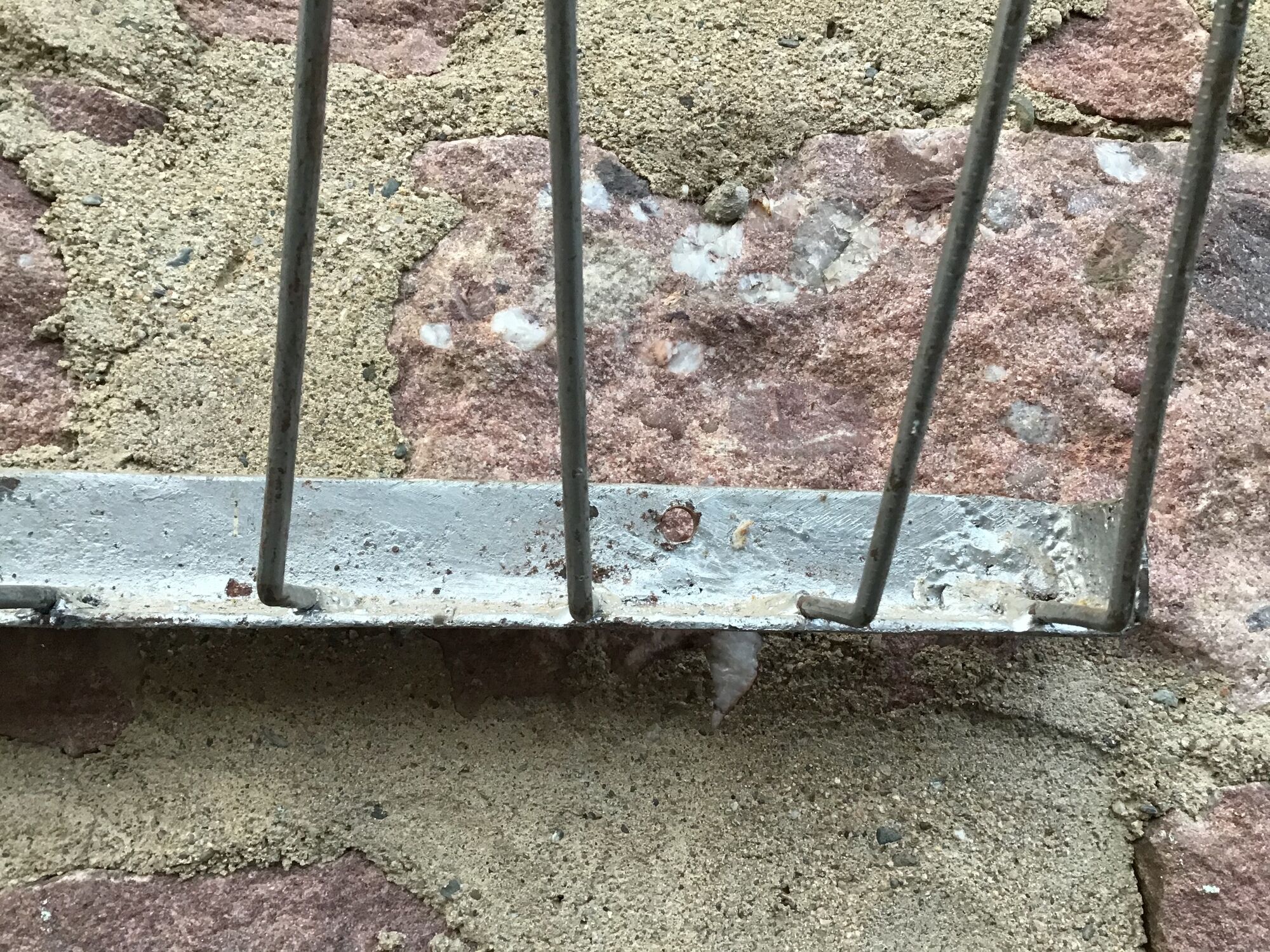 Mid-century metal wall coats door