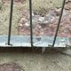 Mid-century metal wall coats door