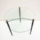 Edoardo Poli asymmetrical coffee table for Vitrex, 196
