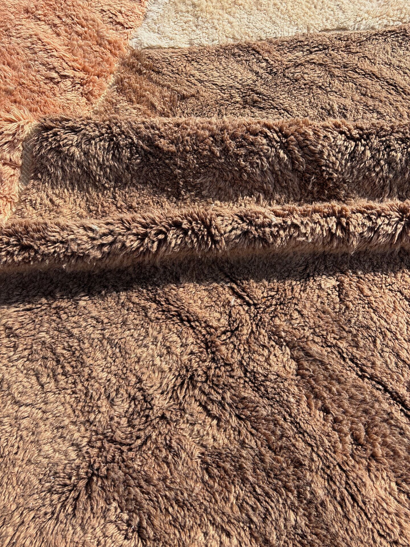 Custom wool Berber rug Essaouira