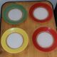 Lot service duralex couleur - vintage