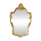 Très grand miroir coquille doré Rocaille Louis XV