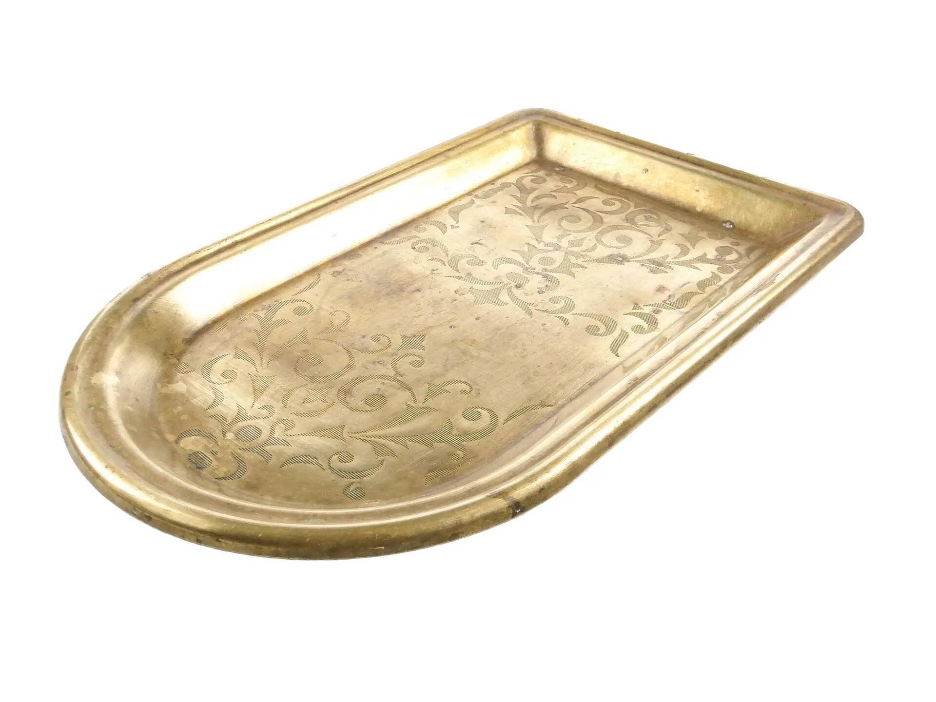 Eclectic samovar tray, brass, Poland, 19th century