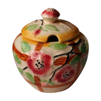 Honey or jam jar "Avon Aware" vintage English ceramic
