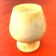 1930s Alabaster cup on pedestal
