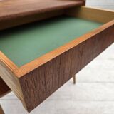 1970s, Swedish side table by AB Carlstrom with drawer, teak wood.