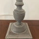 Vintage wood and metal lamp 1980.