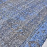 Blue Handknotted Anatolian Oushak Carpet sku 2230