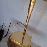 Lampe de bureau liseuse en laiton design vintage ep 1970
