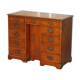 Small Victorian desk in solid walnut with drawers.