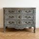 Louis XV commode in grey patina