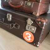Set of 3 vintage suitcases