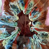 Unsigned leaf-shaped fruit bowl