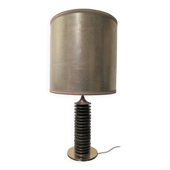 Brass table lamp from the 70s