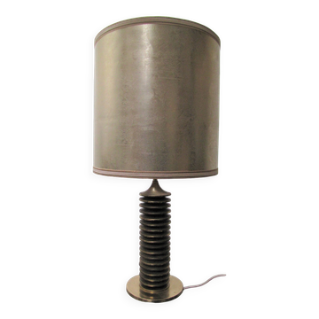 Brass table lamp from the 70s