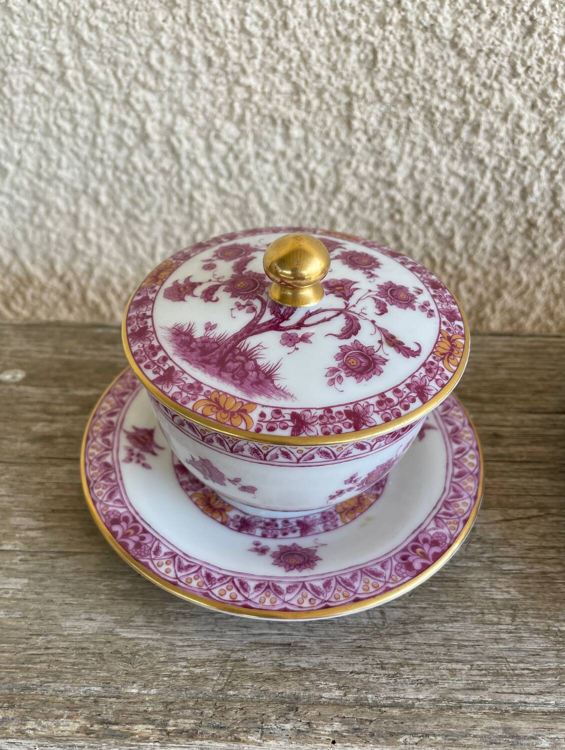 Limoges porcelain coffee service from Haviland, Tree model