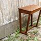 Wooden school desk and chair, 1950s