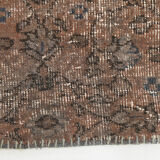 Tapis patchwork gris & bronze 5x8, 247x172cm