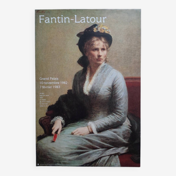 Fantin-Latour Affiche exposition 1982
