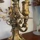 19th century gilded bronze candlestick