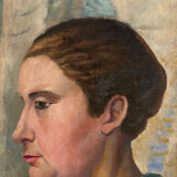 Portrait of a woman signed Henry Portal