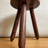 Wooden tripod stool