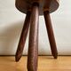 Tabouret tripode en bois