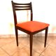 Suite de 6 chaises scandinaves années 70