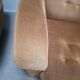 Pair of Mid-Century Modern Czech Lounge Armchairs with Rolling Casters
