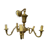 Lustre art deco-5 branches