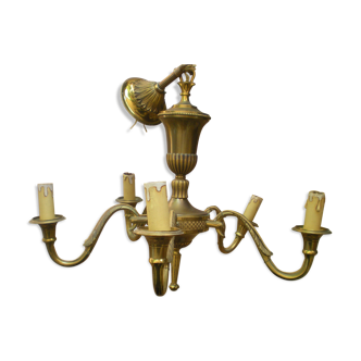 Lustre art deco-5 branches