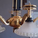 Art Deco chandelier six lights year 40