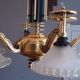 Art Deco chandelier six lights year 40