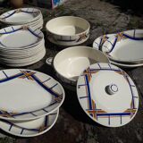 Antique table service