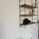 Vintage wall string shelf 60s