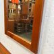Vintage Teak Mirror, Miljo, Ab Nybrofabriken, Sweden 1950's