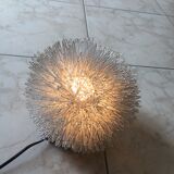 Lampe hérisson couleur argent