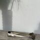 Silver-plated metal sugar tongs