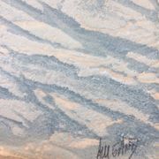 A carborundum engraving, towards the peaks, 1992, by bernard alligand.