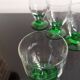 8 old stemmed glasses, 1930s