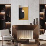 Black ochre paint