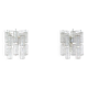 Paolo Venini pair of Murano glass wall lights, Italy 1960s