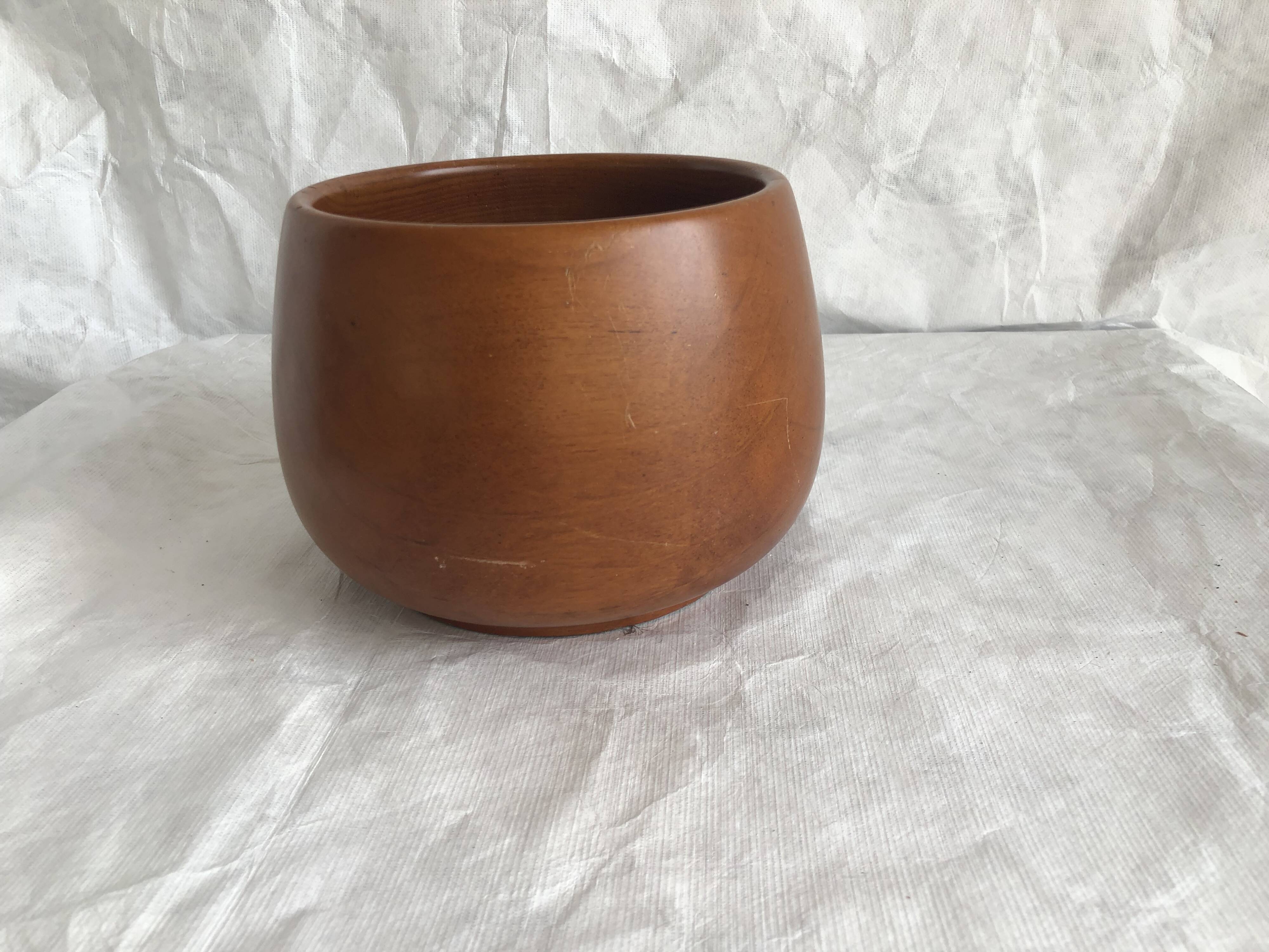 Scandinavian design vintage teak bowl