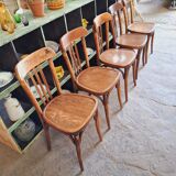 Old bistro chairs