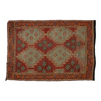 Anatolian handmade kilim rug 255 cm x 195 cm